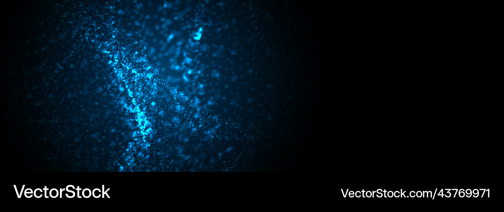 Abstract background glowing particles dynamic flow Abstract background glowing particles dynamic flow vector image