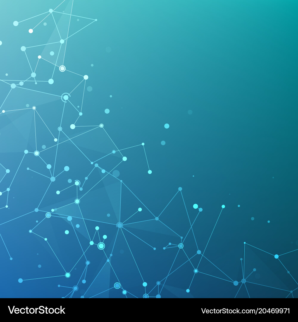 Data Network Structure vector image