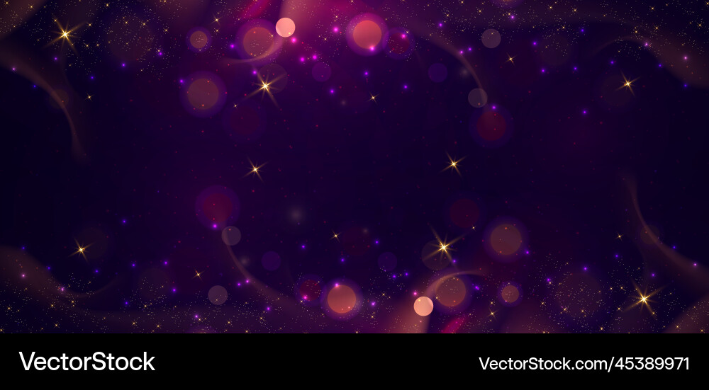 Sparkling Bokeh Background vector image