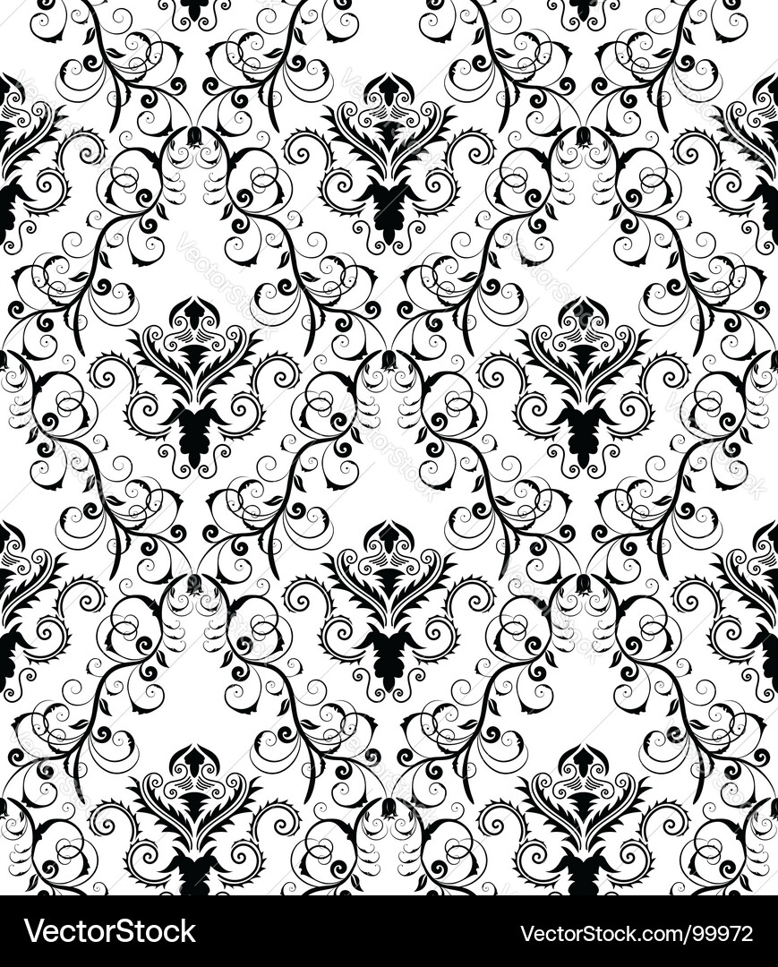 Damask pattern Vector Image