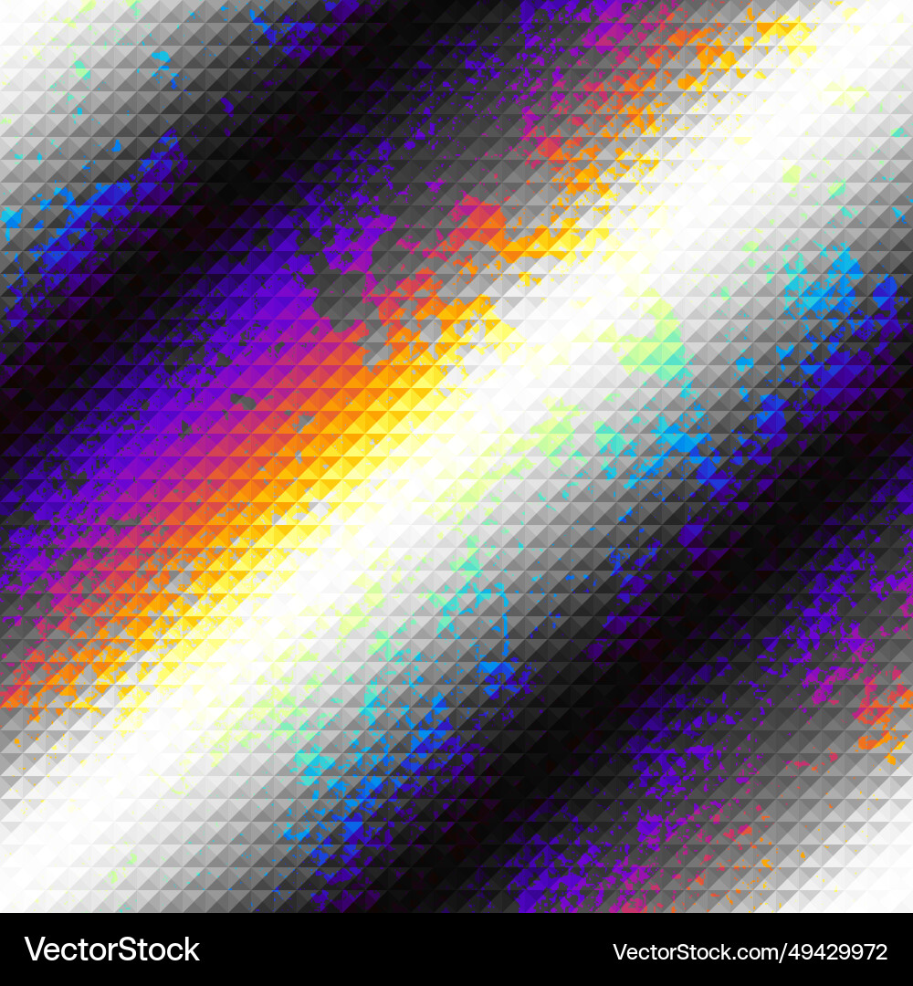 Geometric abstract pattern in low poly style Vector Image