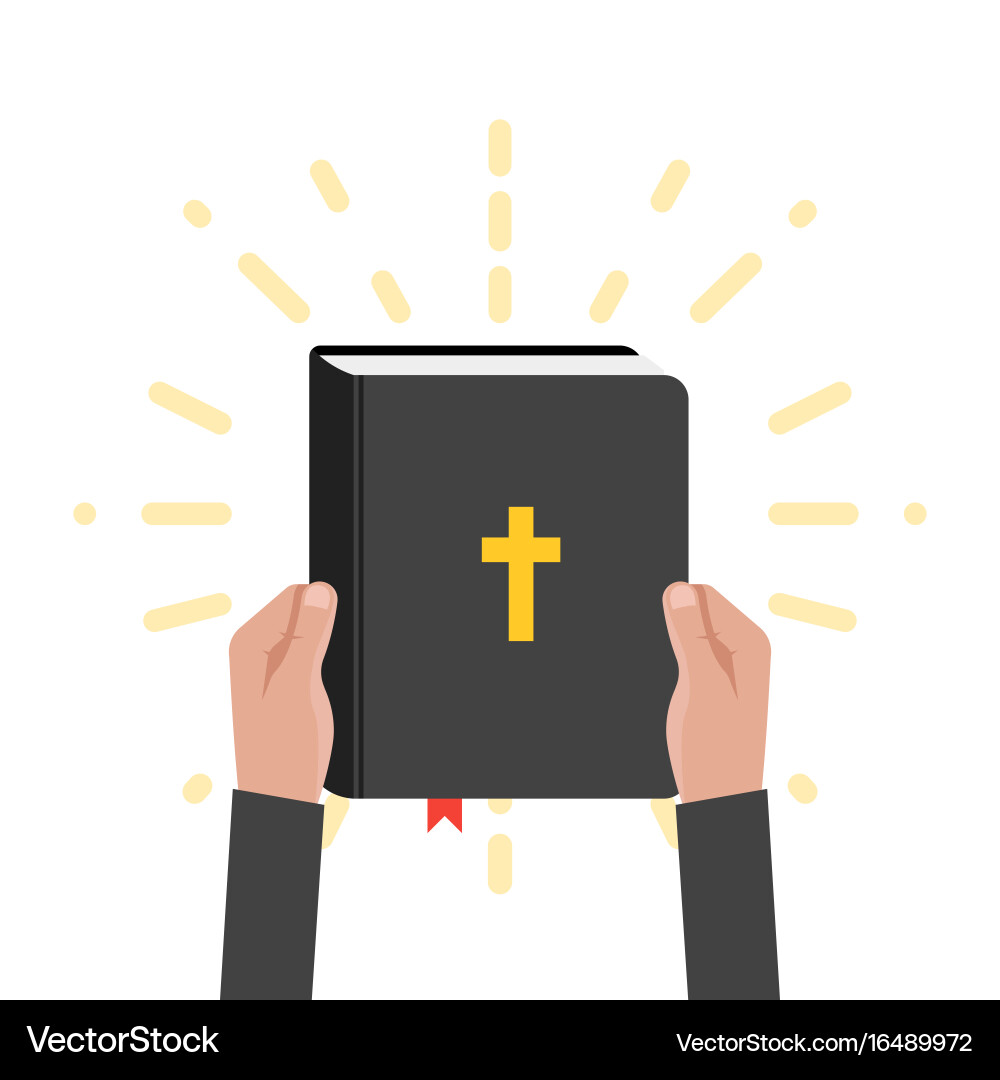 Quotation from the bible place empty for text Vector Image