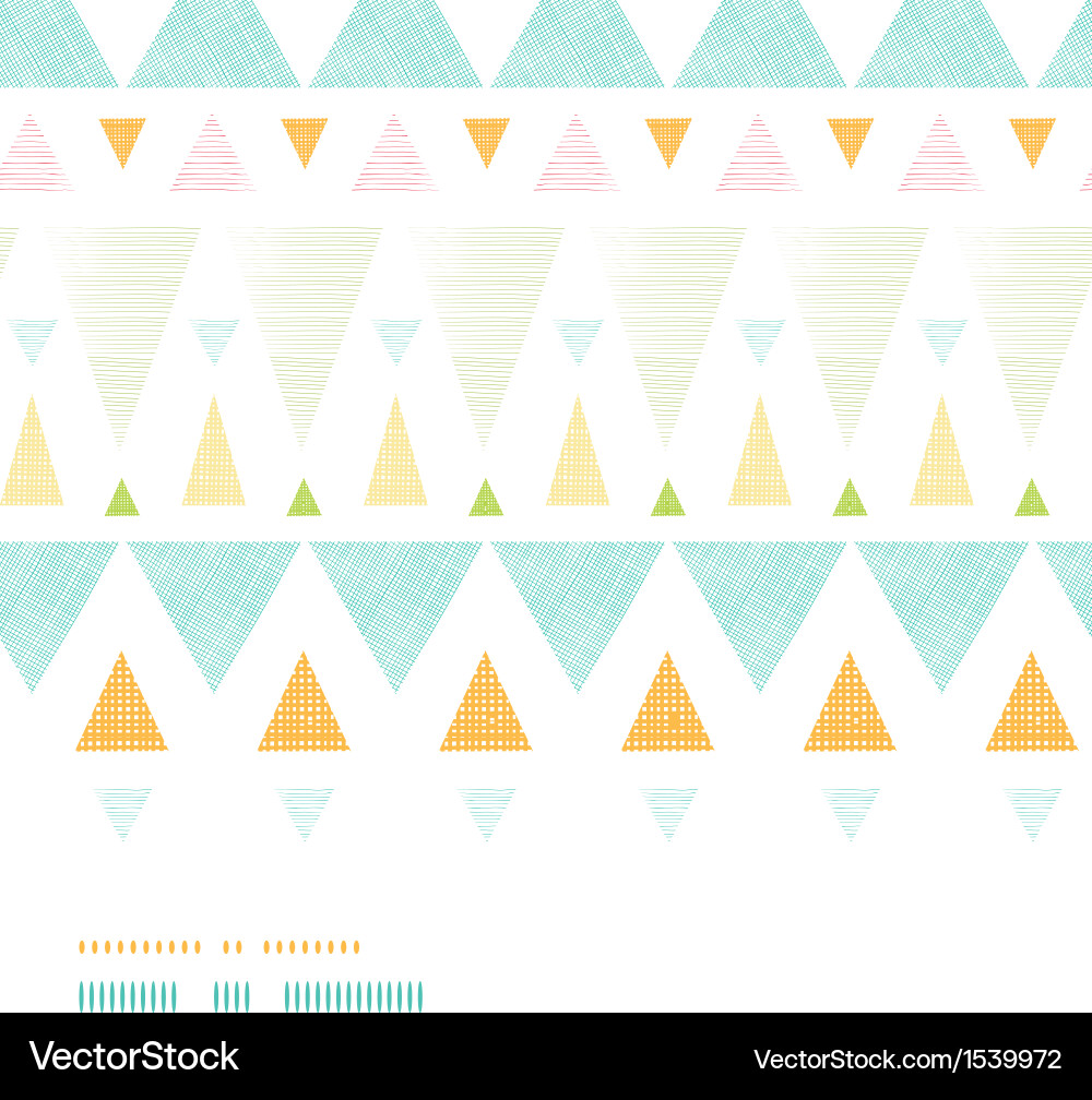 Triangular Ikat Pattern vector image
