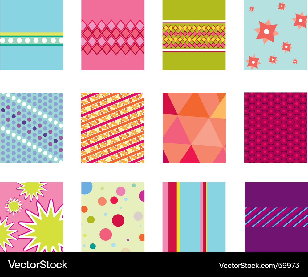 Geometric patterns Vector Image