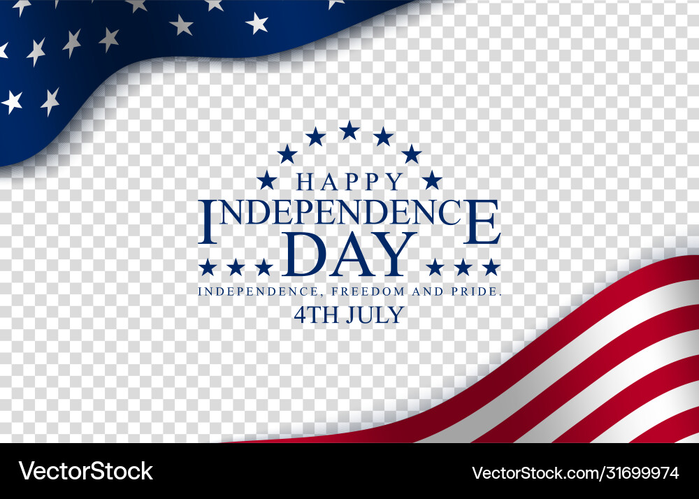 Independence day background Independence day background vector image