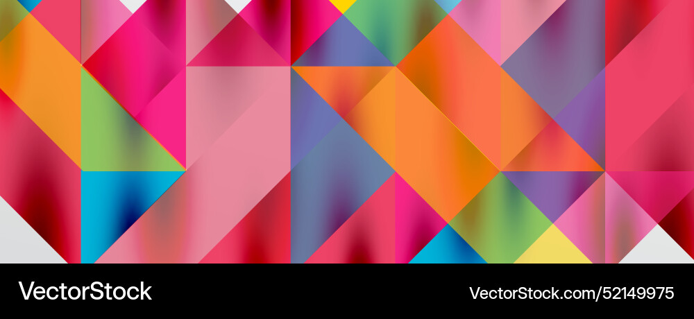 Tech minimal overlapping triangle shapes elements Vector Image
