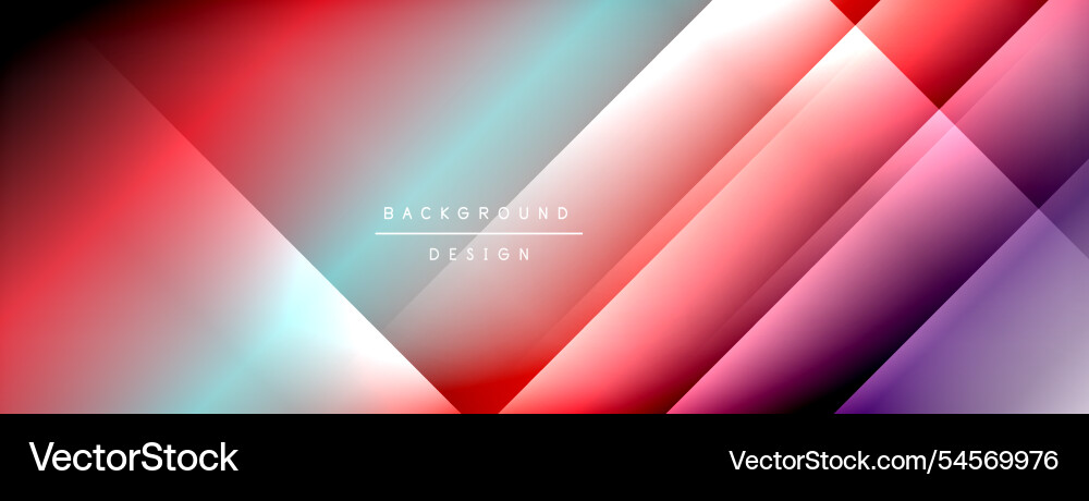 Colorful gradient with lines made of shadow Vector Image