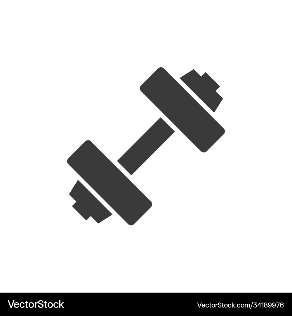 Dumbbell Icon Set Royalty Free Vector Image - VectorStock