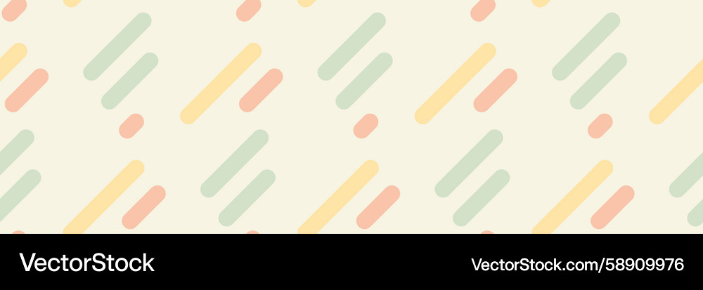 Pastel Abstract Pattern - Dots & Lines Vector Image