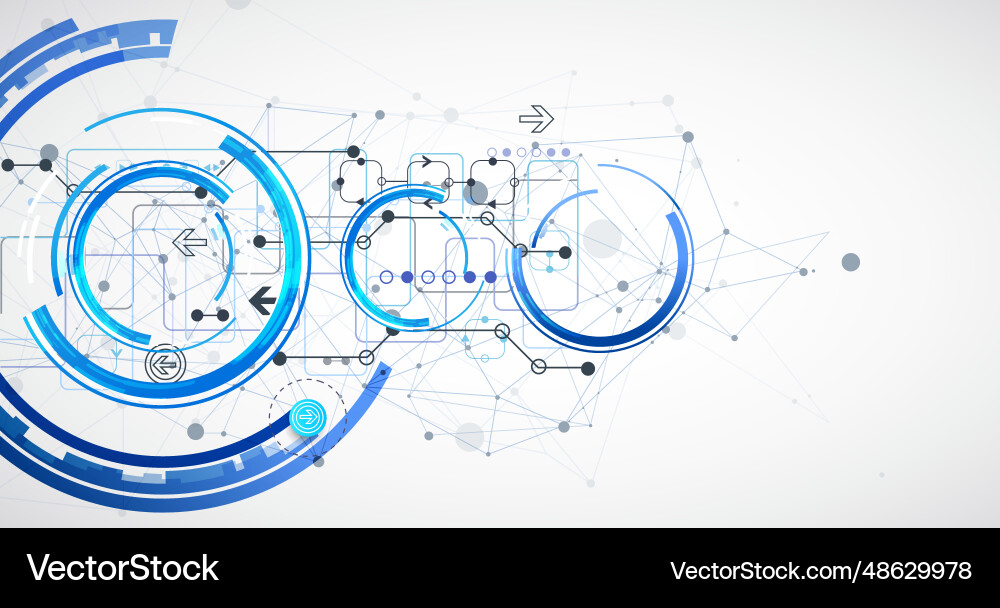 Abstract background with plexus effect scientific Abstract background with plexus effect scientific vector image