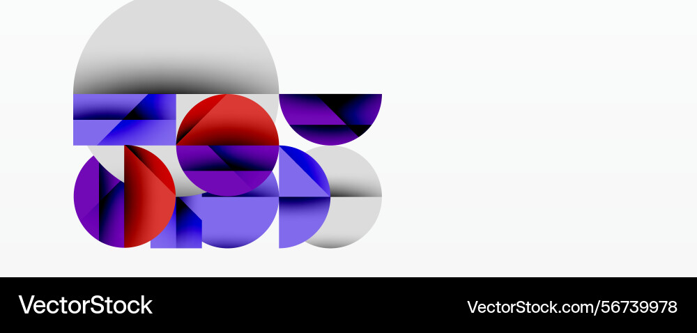 Abstract composition features overlapping Abstract composition features overlapping vector image