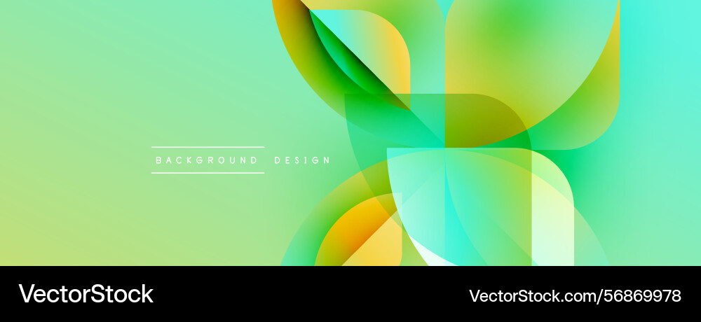 Abstract fluid shapes overlap creating vibrant Abstract fluid shapes overlap creating vibrant Vector Image