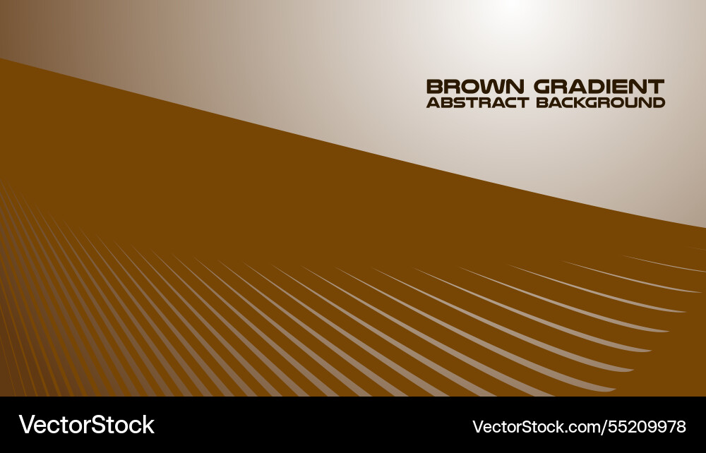 Brown gradient with curve line abstract Vector Image