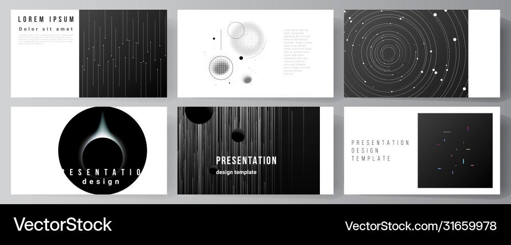 Layout presentation slides design Vector Image