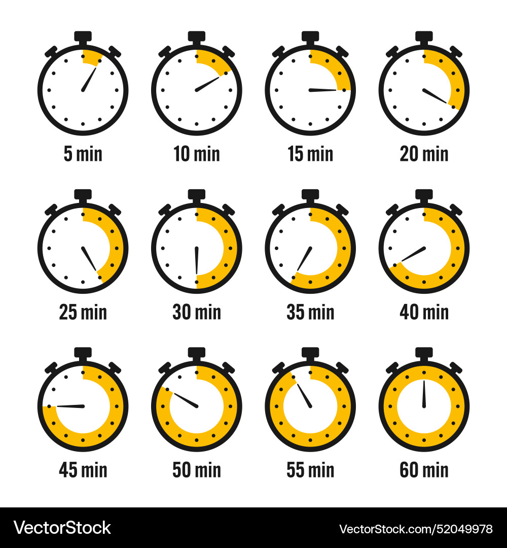 Stoppuhr Icons bunte einfache Chronometer Zeit Stoppuhr Icons bunte einfache Chronometer Zeit vektorbild