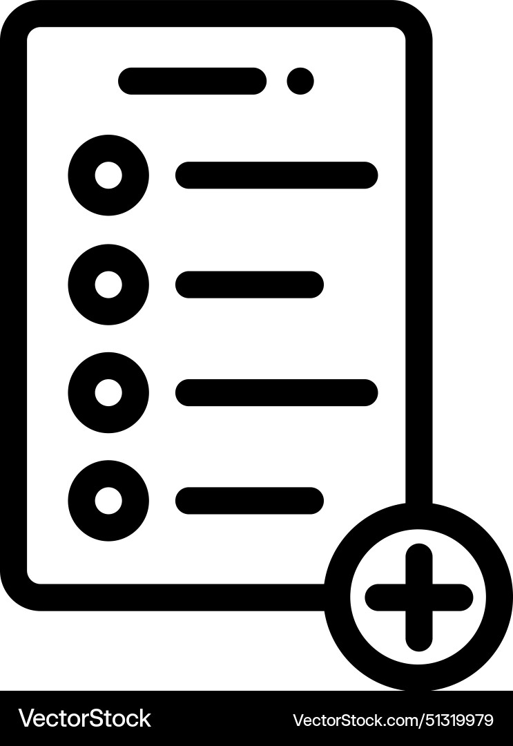 Add icon thin linear style design isolated Add icon thin linear style design isolated vector image