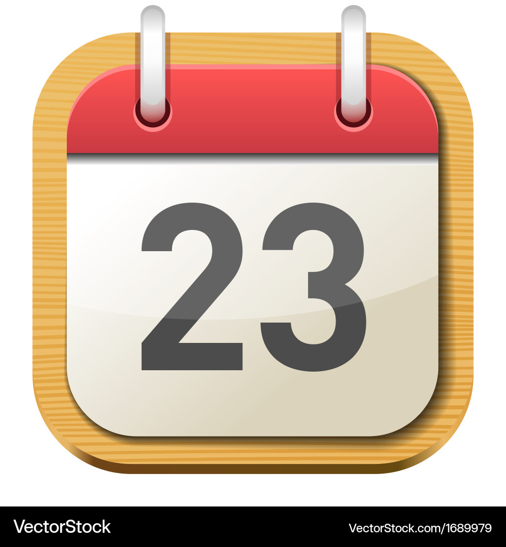 Calendar Icon Royalty Free Vector Image - VectorStock
