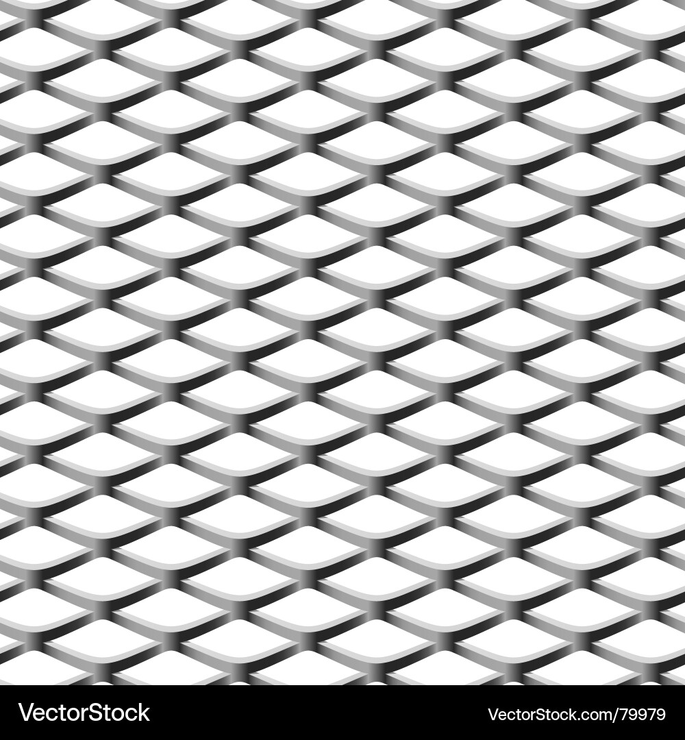 Metal Chain Link Fence Pattern Vector Image