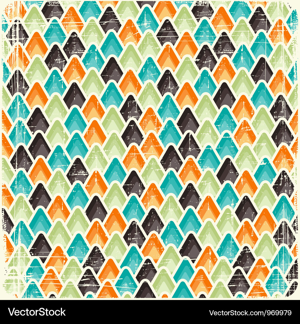 Retro seamless geometric pattern Vector Image