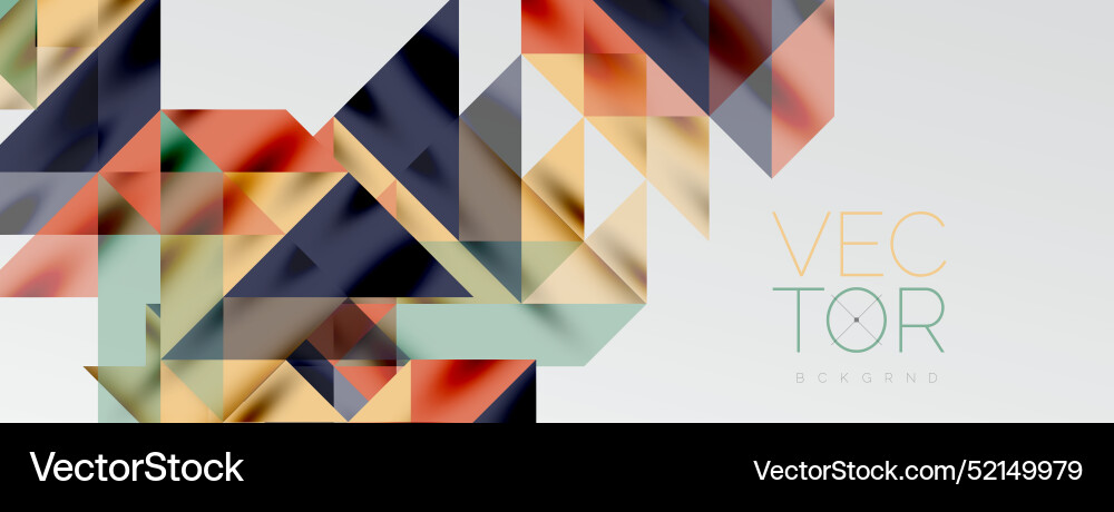 Tech minimal overlapping triangle shapes elements Tech minimal overlapping triangle shapes elements Vector Image