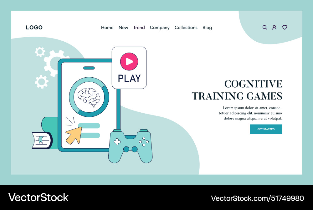 Health gamification flat Royalty Free Vector Image