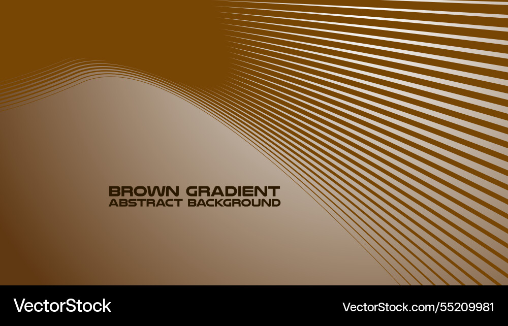 Brown gradient with curve line abstract Vector Image