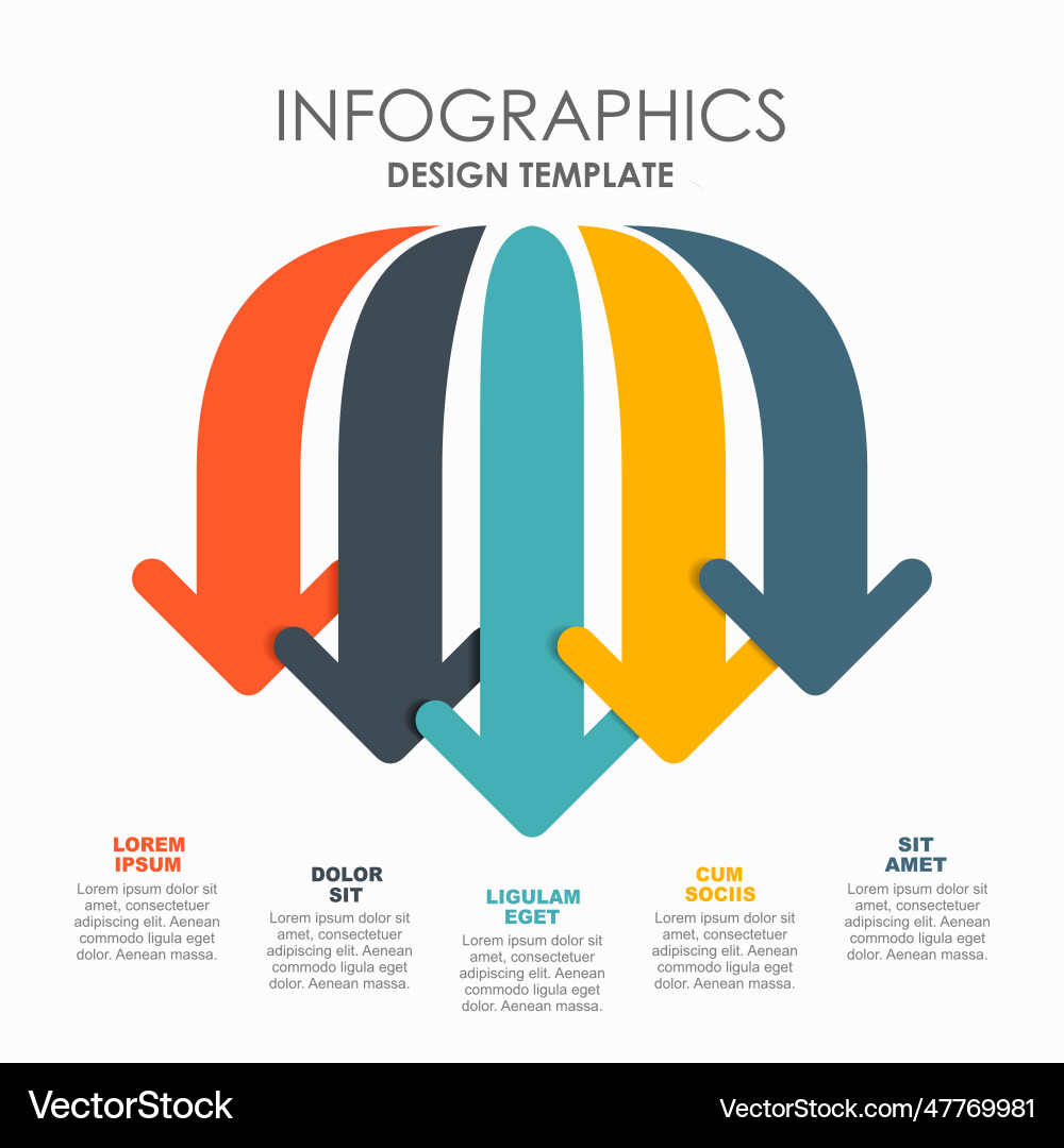 Infographic design template with place for your vector image