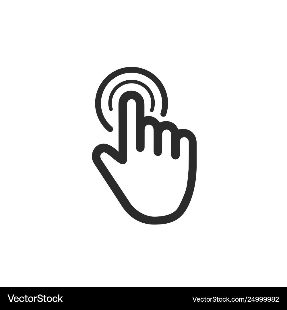 Cursor Klicken Sie auf Icon - Digital Pointer vektorbild