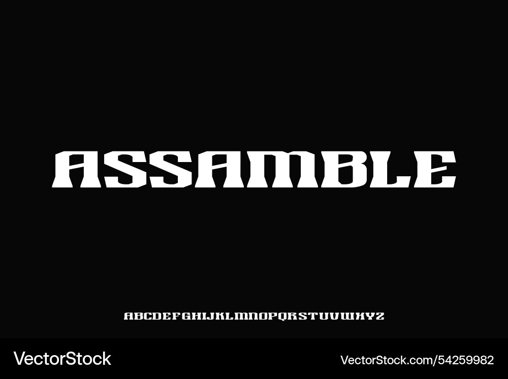 Display alphabet font design suitable Display alphabet font design suitable vector image