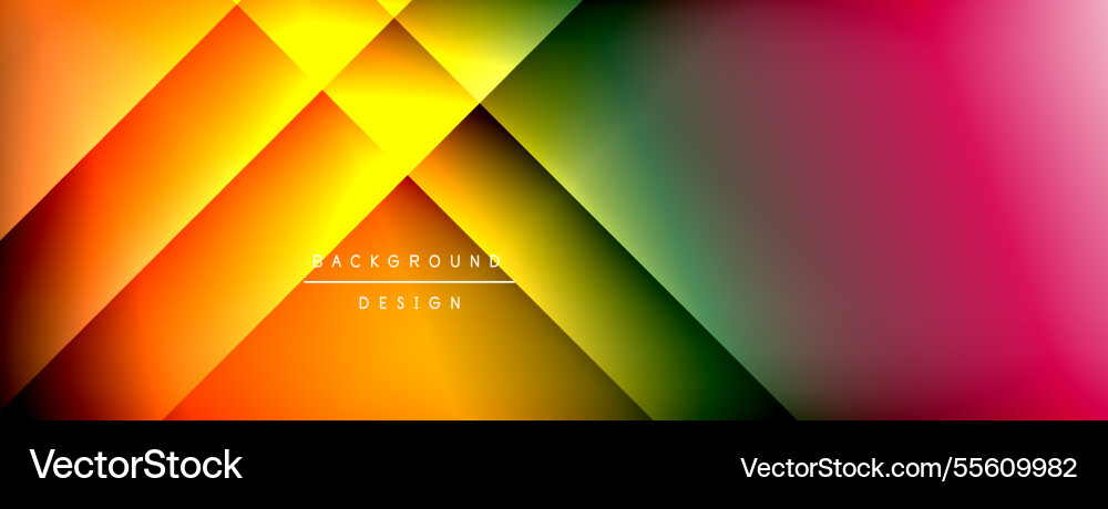 Dynamic shadow lines with gradient colors Vector Image