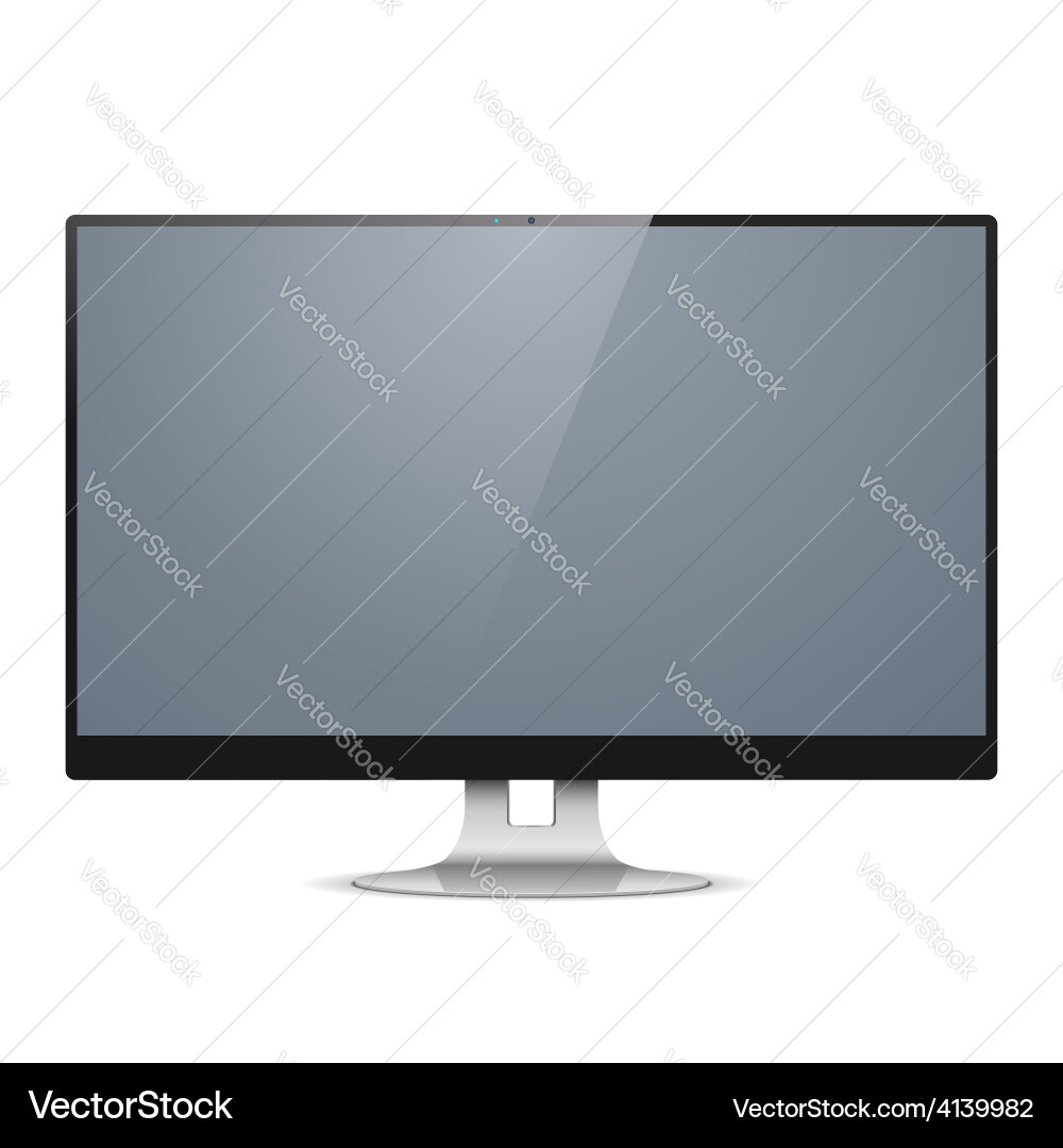 Modern Computer Monitor vector image