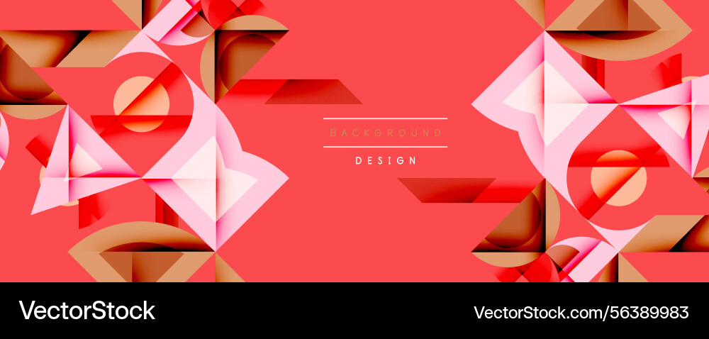 Abstract geometric shapes overlap creating Abstract geometric shapes overlap creating vector image