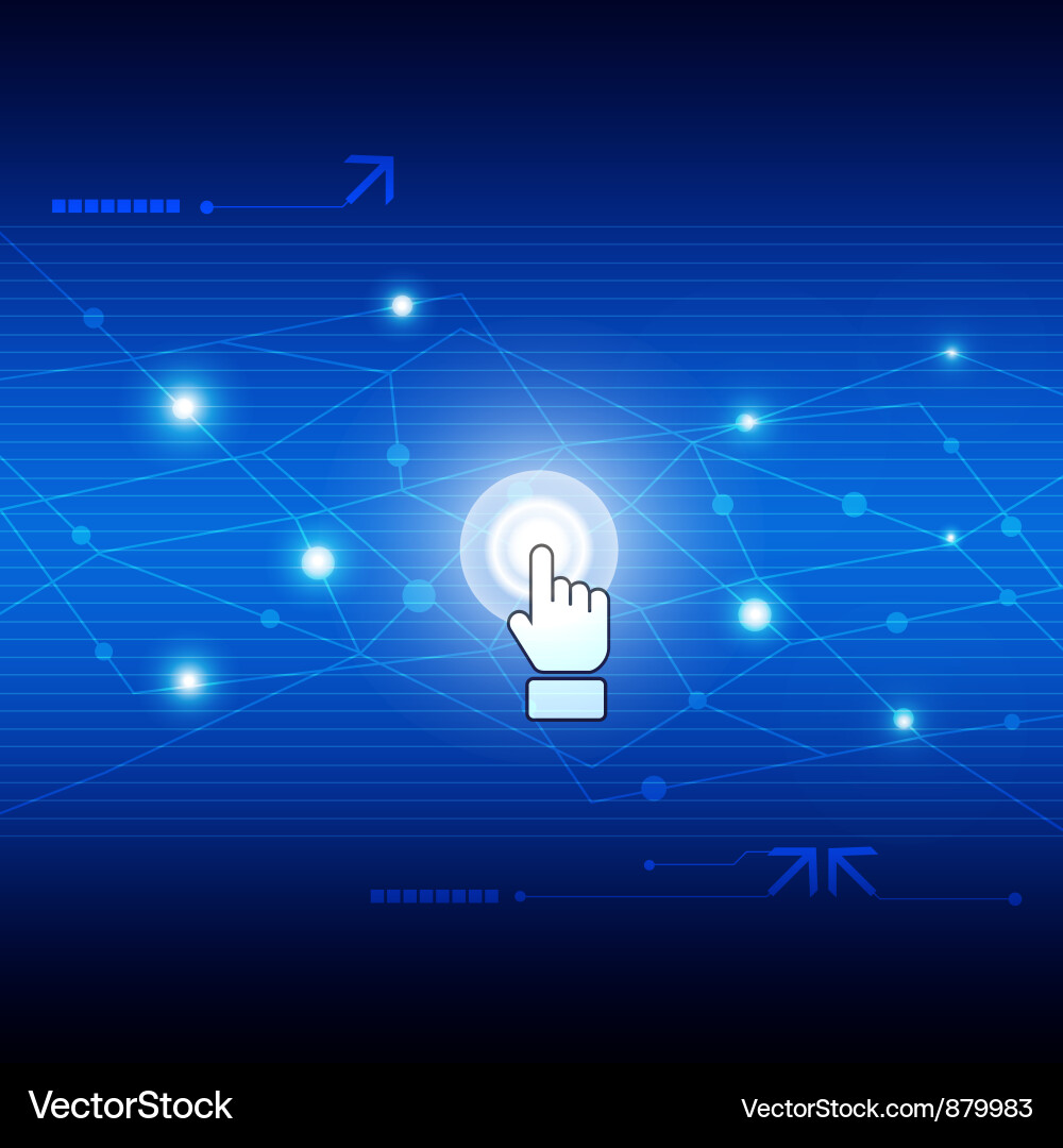 Digital Network Connections Vector Image