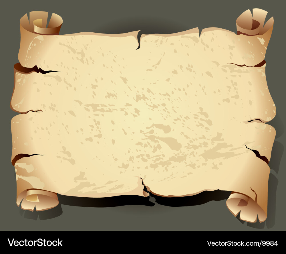 Ancient Scroll vector image