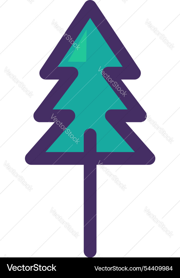 Wastepaper concept icon with a pine tree element Wastepaper concept icon with a pine tree element vector image
