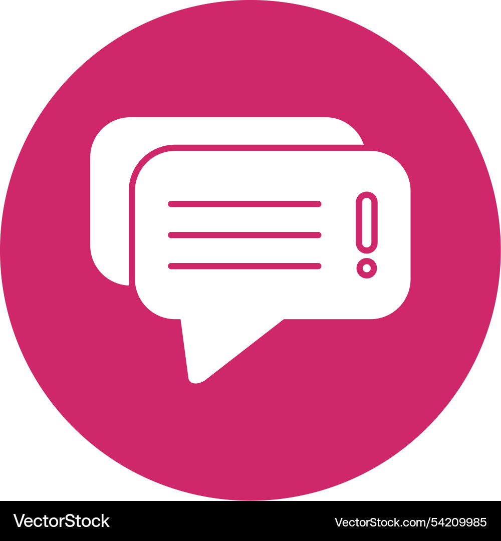 Error message Vector Image