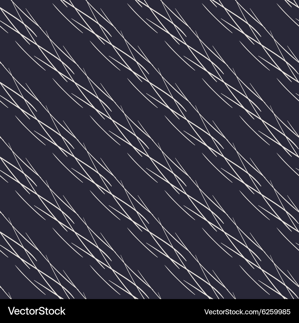 Monochrome Linear Geometric Pattern Vector Image