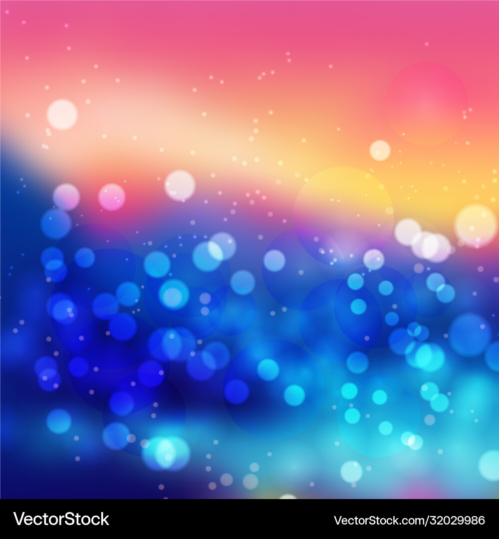 Amazing colorful bokeh abstract background – Royalty-Free Vector |  VectorStock, image size:1000x1080