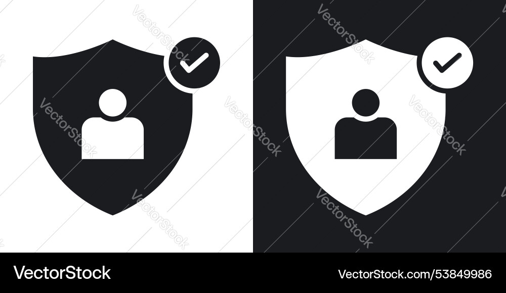 Authentication icon set Vector Image