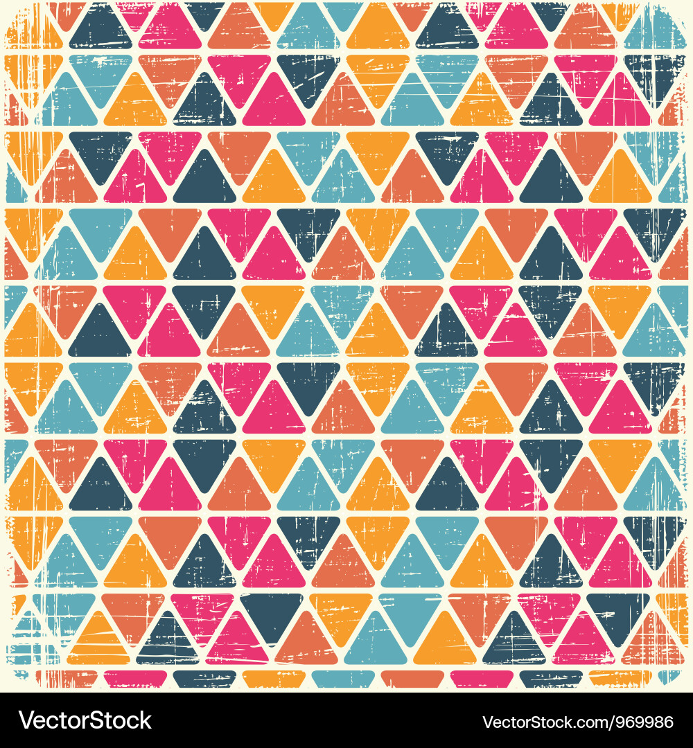 Retro Geometrische Nahtlose Muster Vektorbild