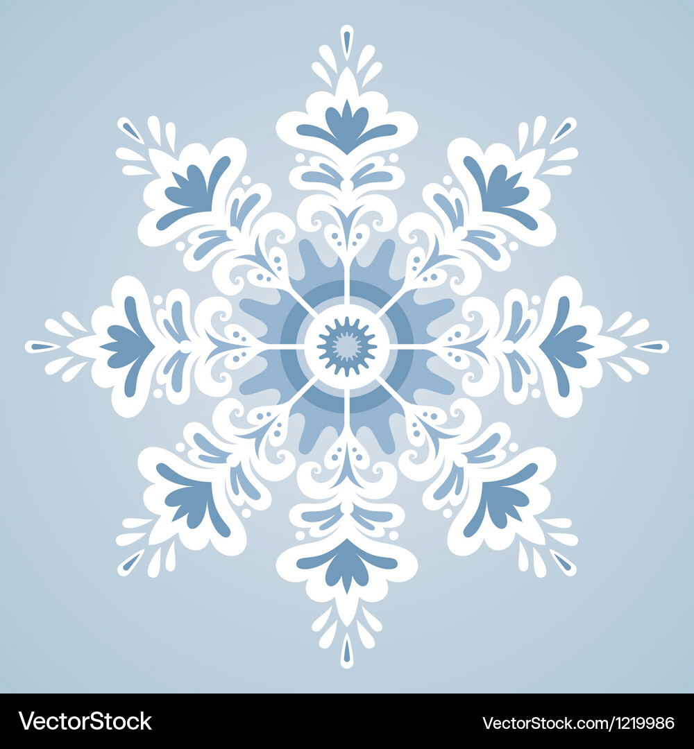 Snowflake Vector Image