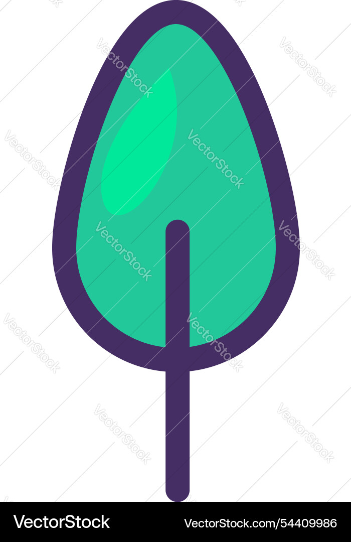 Wastepaper concept icon with cypress tree element Wastepaper concept icon with cypress tree element vector image