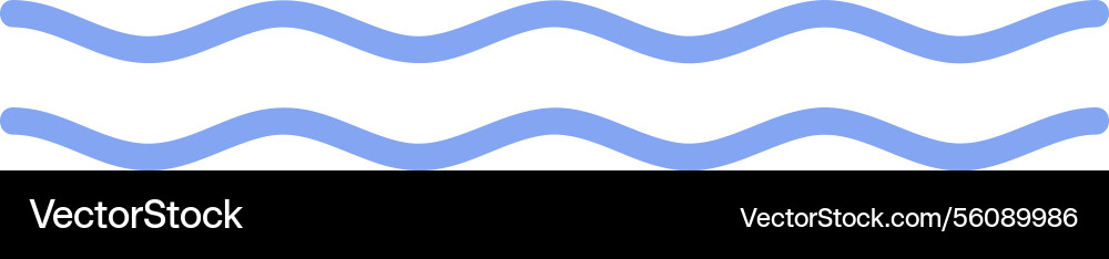 Wavy line pattern Wavy line pattern vector image