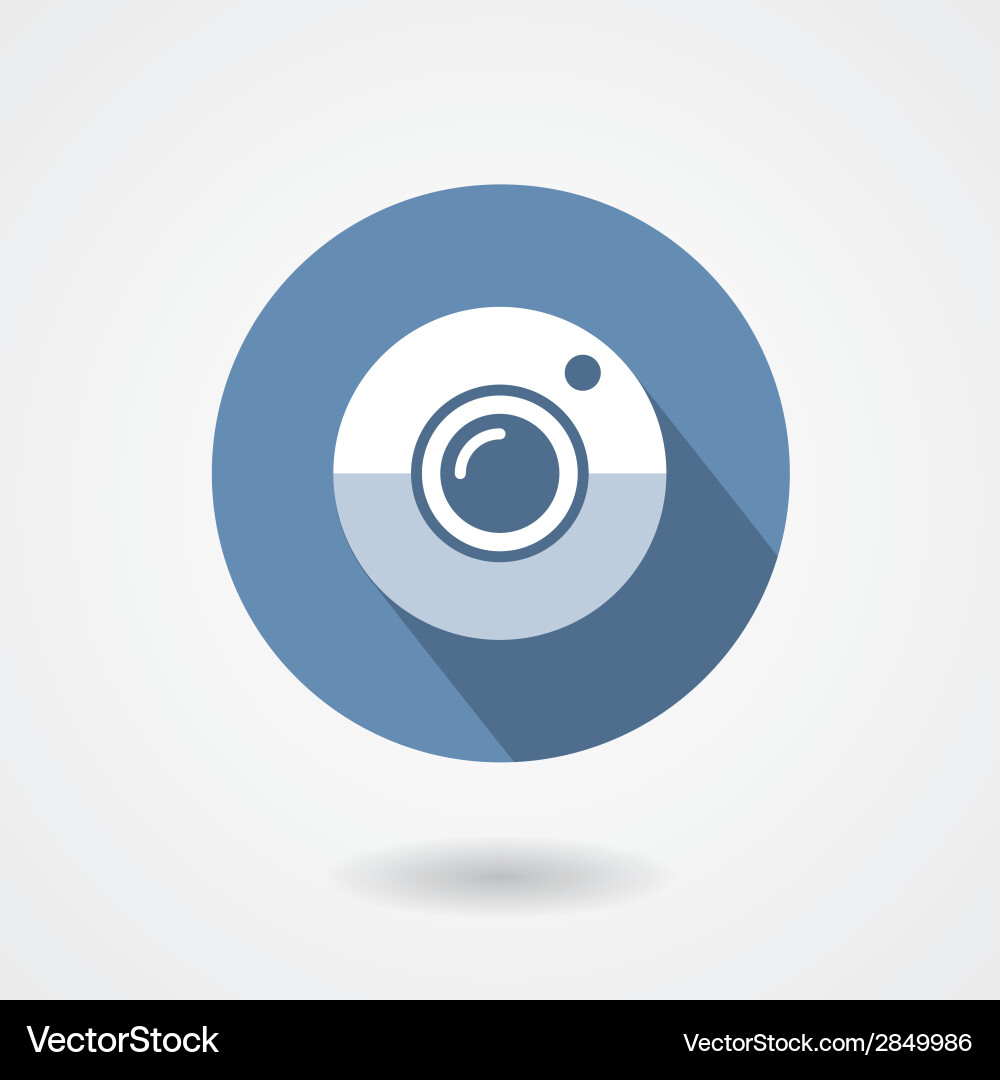 Web camera icon isolated on a white background Vector Image