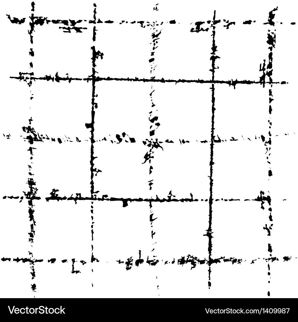Damaged Grid Pattern vector image