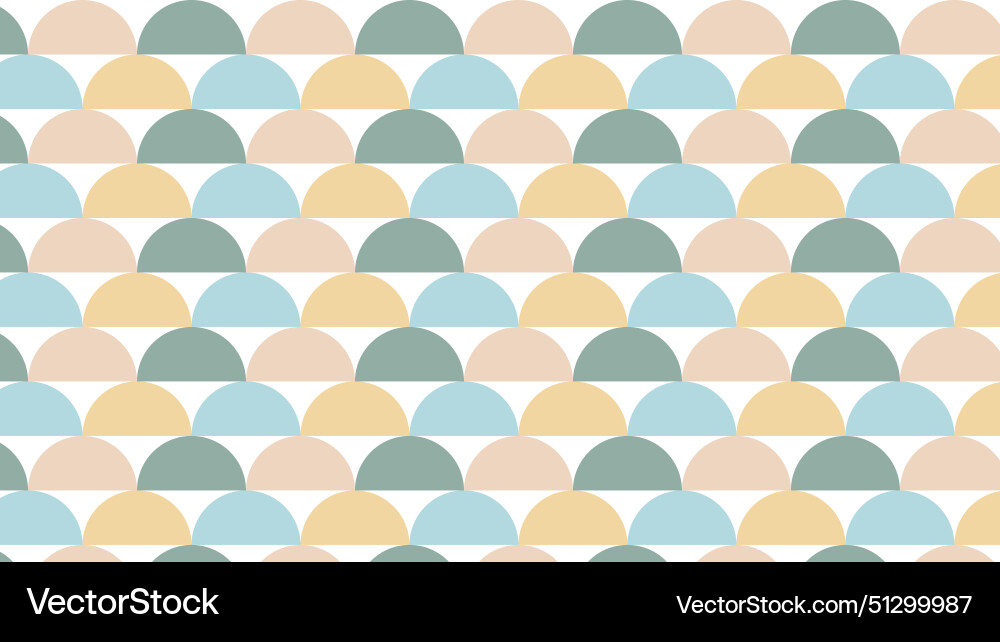 Seamless geometric pattern in retro style Vector Image