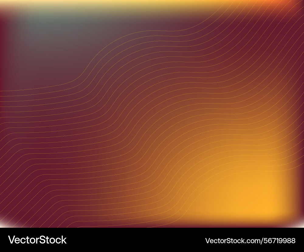 Abstract orange background warm gradient with flow Vector Image