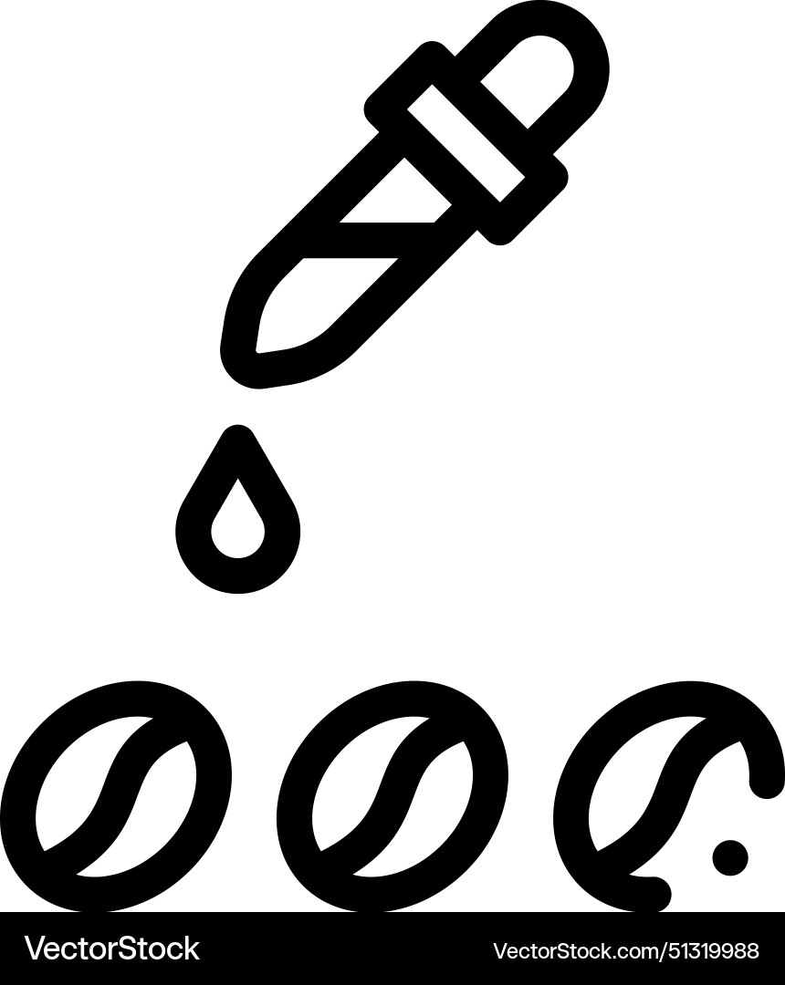 Additives icon thin linear style design isolated Vector Image