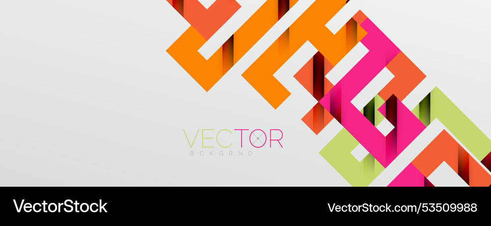 Color bend lines with shadow texture effect Vector Image