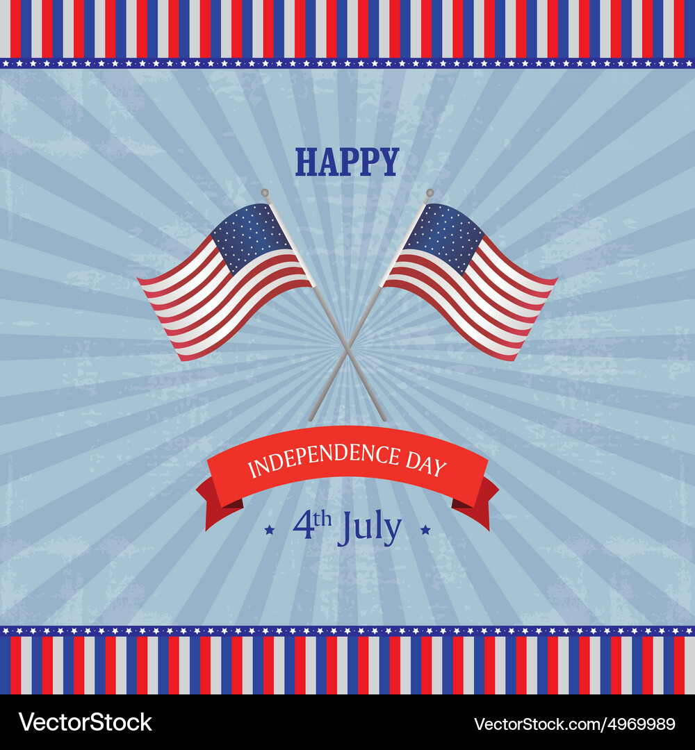 Abstract independence day background with some Vector Image